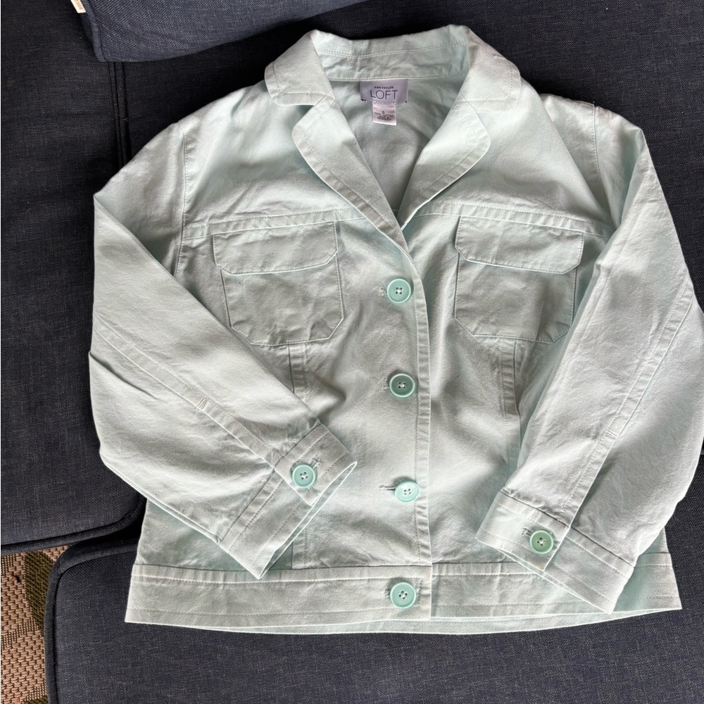 Ann Taylor Loft Jacket Button Down Large Button A… - image 1